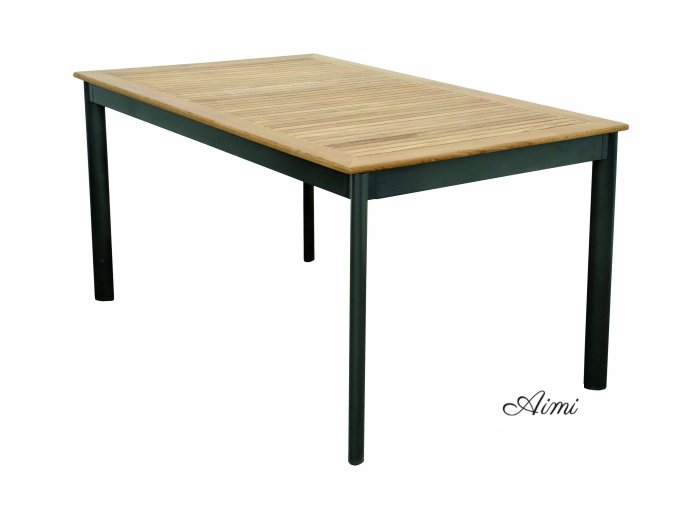 CONCEPT FSC - záhradný stôl s teakovou doskou 150 x 90 x 75 cm