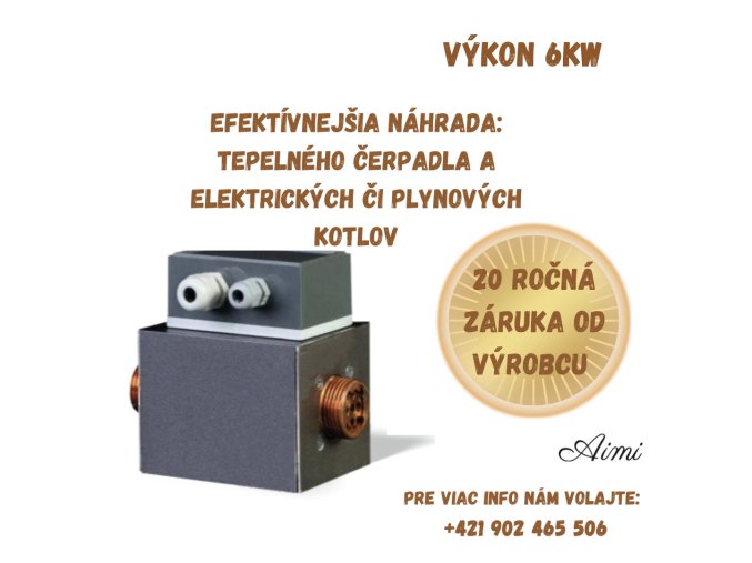 Vykurovací Kotol AT na OHREV Vody a KÚRENIE - 6KW