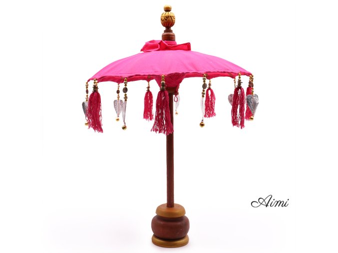 Bali Home Decor Slnečník - Bavlna - Ružový - 40 cm