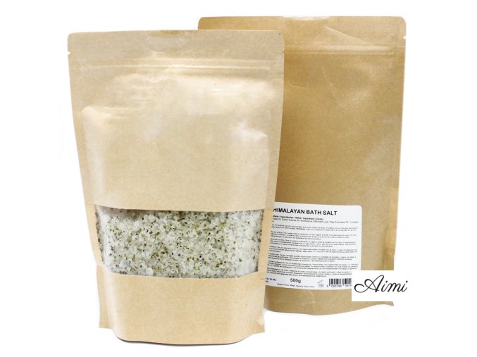 Zmes Himalájskej Kúpeľovej Soli 500g - Detox - Bez Etikety (Varianta Detox - Bez Etikety)