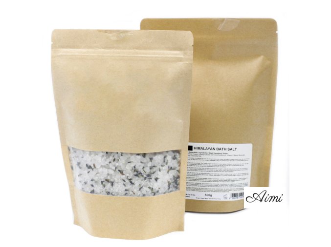 Zmes Himalájskej Kúpeľovej Soli 500g - Relaxačná - Bez Etikety (Varianta Relaxačná - Bez Etikety)