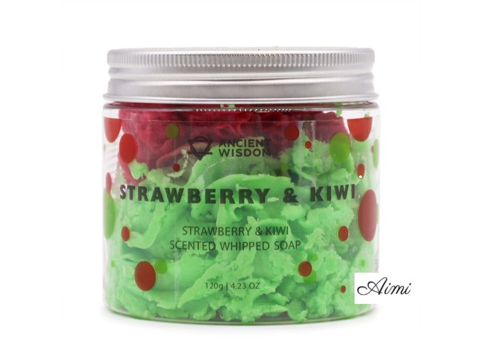 Šľahané Mydlá - Jahoda a Kivi 120g
