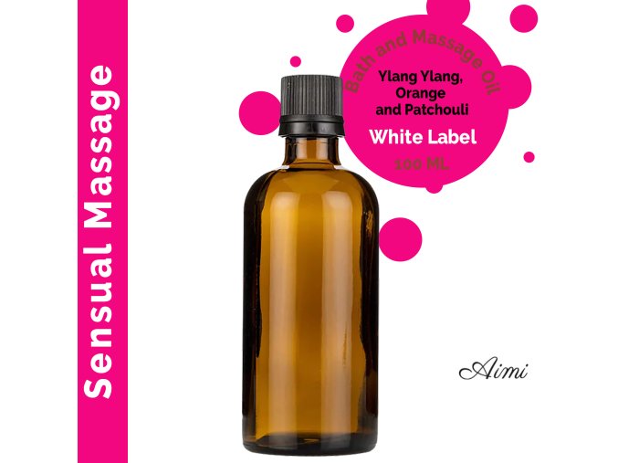 Kúpeľový a Masážny Olej - Senzuálna Zmes - 100ml - Bez Etikety (Varianta Senzuálna Zmes - 100ml)