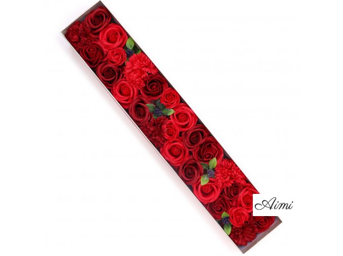 Extra Dlhý Box - Klasické Červené Ruže
