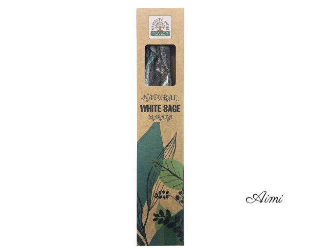Prírodné Botanické Tyčinky Masala - Biela Šalvia