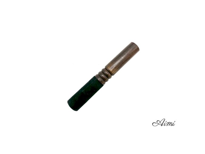 Drevená Palička - 18 cm - Stredný Dvojitý Krúžok