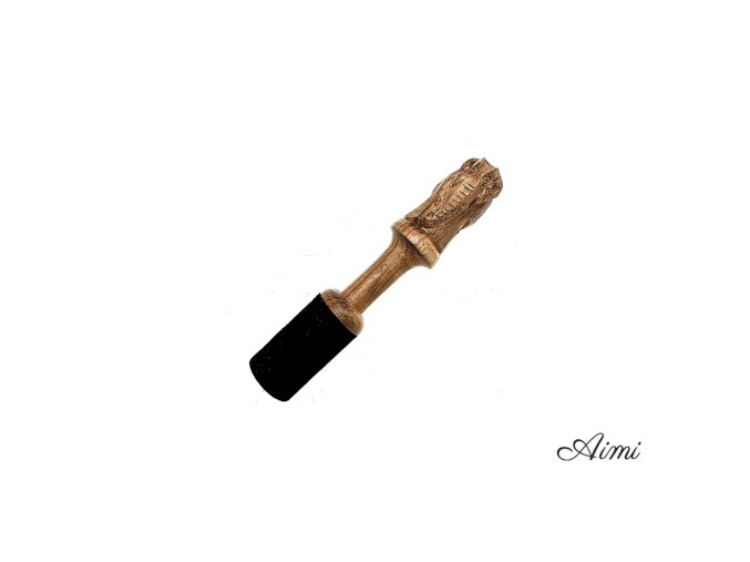 Drevená Palička - 14 cm - Vyrezávaný Slonov (Varianta 14 cm - Vyrezávaný  Slonov)