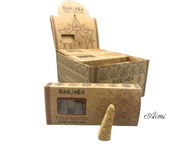 Banjara Vykurovacie Pyramídové Kužele- Palo Santo (Varianta Banjara Vykurovacie Pyramídové Kužele- Palo Santo)