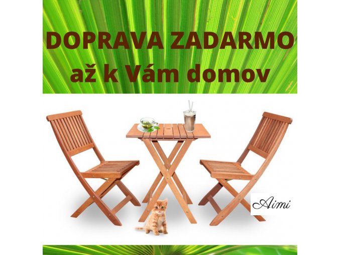 DOPRAVA ZADARMO až k Vám domov