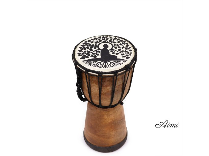 Ručne Vyrobený Bubon Djembe - Výška 25cm