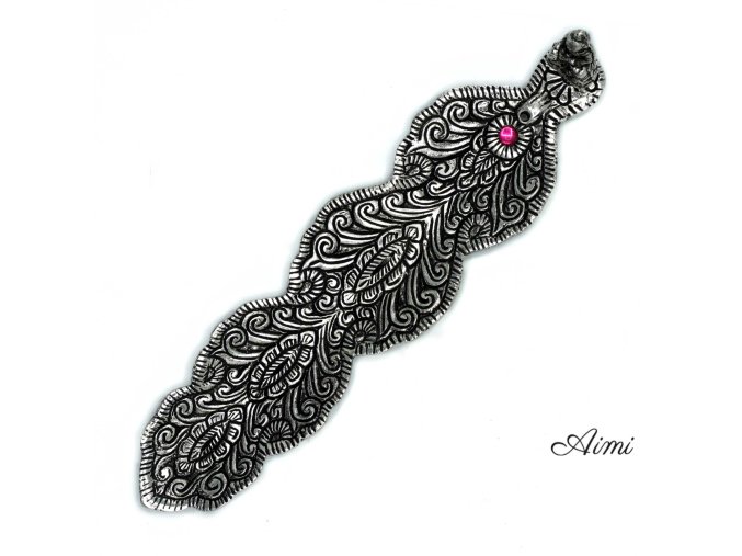 Stojan na Vonné Tyčinky Budha z Lešteného Hliníka, 20 cm