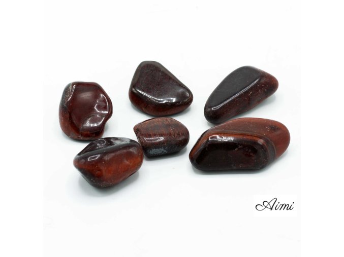 Veľké Africké Kamene - Tigrie Oko – Červený – Veľkosť 8 – 30 mm (KG)