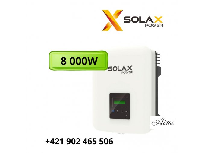 Trojfázový menič napätia Solax X3-MIC-8K-G2 WiFi 3.0 - 8 000W