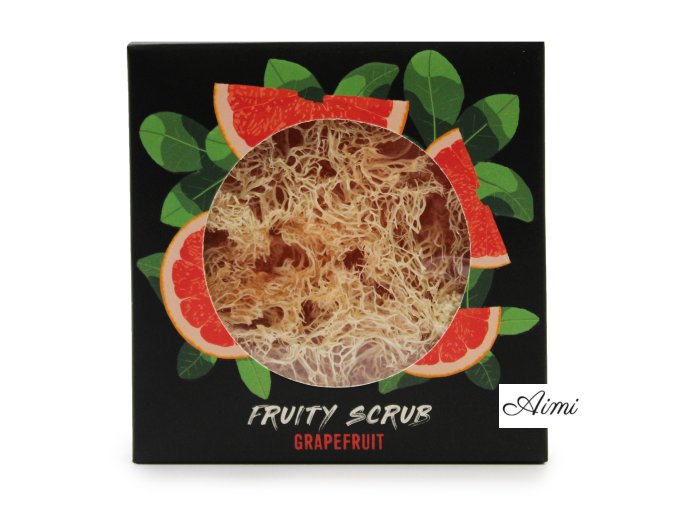 Ovocné Peelingové Mydlo so Šnúrkou - Grapefruit
