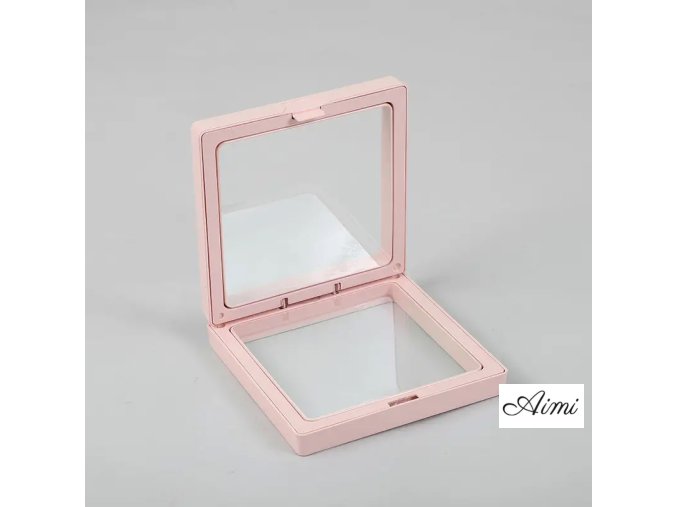 Malý 3D Rámik s Flexibilnou Fóliou 7x7cm - Ružový