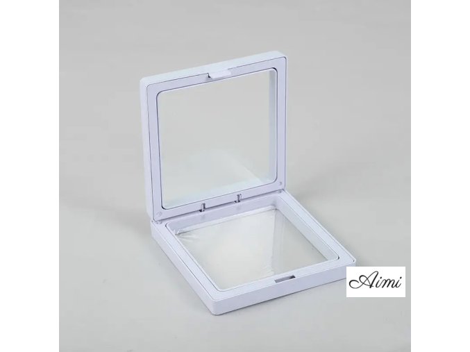 Stredný 3D Rámik s Flexibilnou Fóliou 9x9cm - Biely