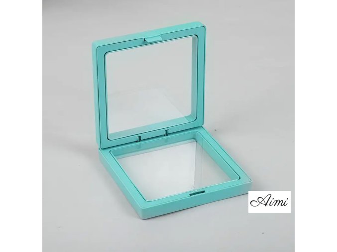 Stredný 3D Rámik s Flexibilnou Fóliou 9x9cm - Modrozelený
