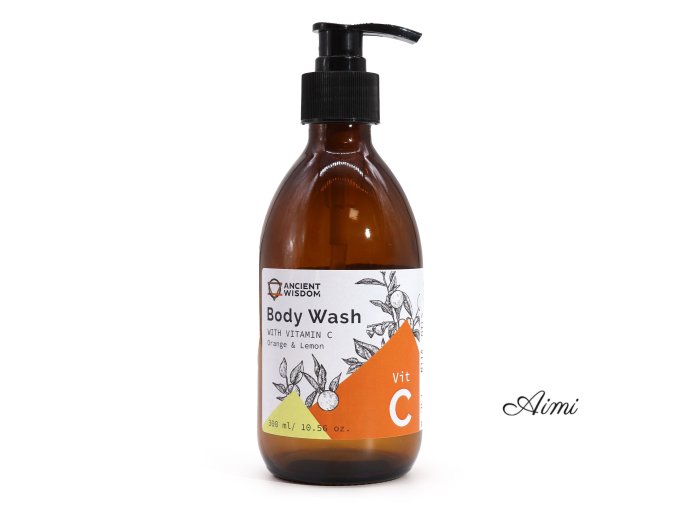 Aromaterapeutický Sprchový Gél s Vitamínom C – Pomaranč a Citrón