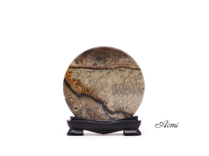 Obrazové Kamene Guohua - Kotúč - 100 mm (cca 140 g) (Varianta Kotúč - 100 mm (cca 140 g))