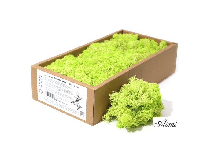 Dekoračný Islandský Mach - Mätovo Zelený - 635g