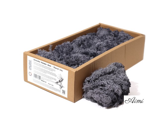 Dekoračný Islandský Mach - Šedý - 635g (Varianta Šedý - 635g)