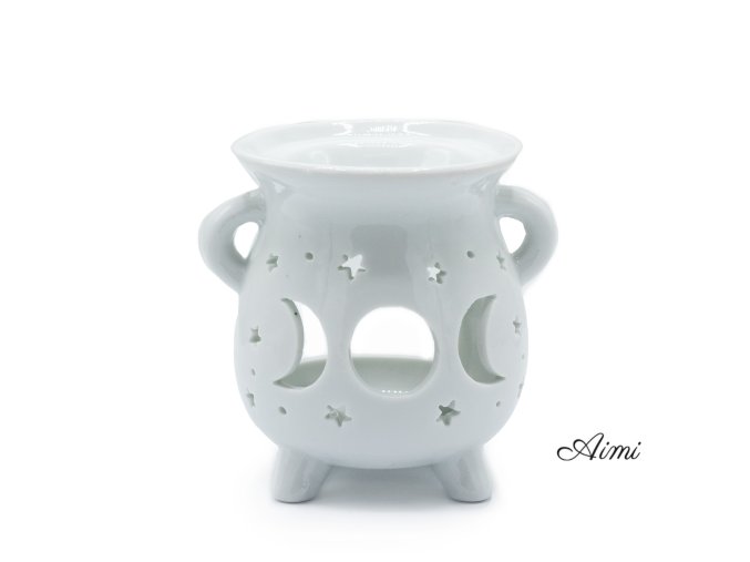 Kotlíková Aroma Lampa - Fáza Mesiaca - Biela