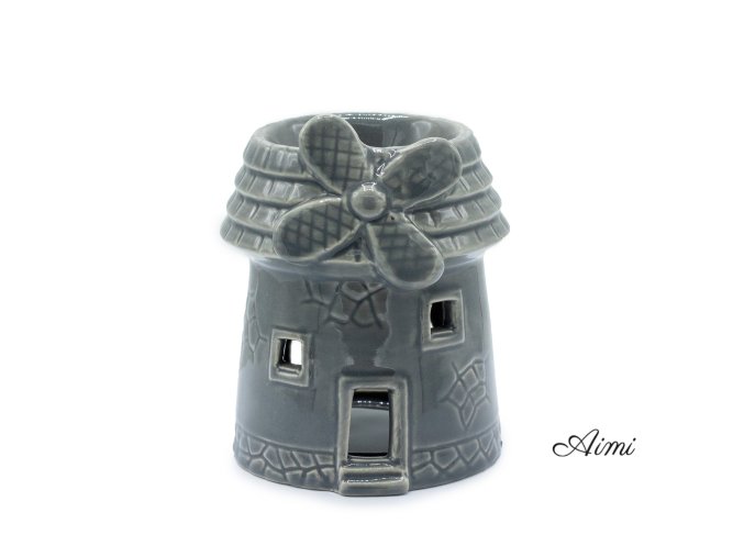 Aroma Lampa Veterný Mlyn – Šedá (Varianta Aroma Lampa Veterný Mlyn – Šedá)