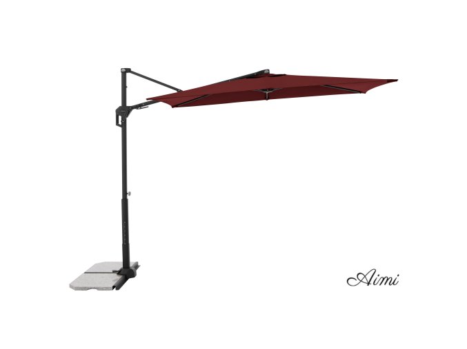ACTIVE 240 x 135 cm - moderný slnečník s bočnou nohou (Barvy slunečníků 820)