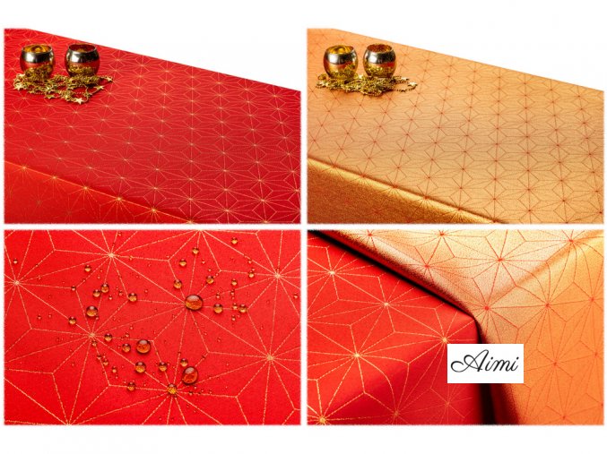 vianocny teflon geometricky vzor zlato cerveny 1000x750