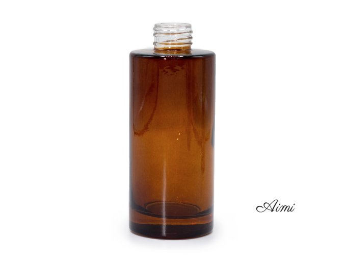 200ml Veľká Fľaša na Trstinový Difúzor (hrdlo 28 mm) - Jantárová