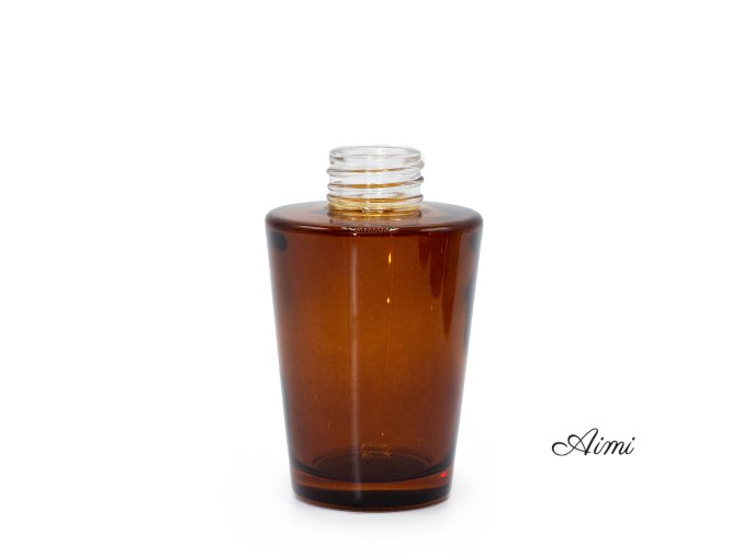 100ml Váza na Trstinový Difúzor (hrdlo 28 mm) - Jantárová