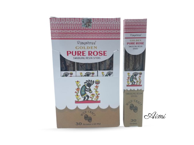30g Golden Živicové Vonné Tyčinky - Ruža (6s)