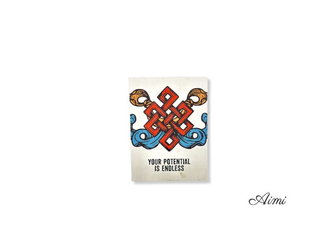 Veľký Inšpiračný Zápisník z Lokta Papiera (21 × 15 cm) – 45 Listov – „Tvoj Potenciál“ – Vrátane Záložky (Varianta Veľký Inšpiračný Zápisník z Lokta Papiera (21 × 15 cm) – 45 Listov – „Tvoj Potenciál“ – Vrátane Záložky)