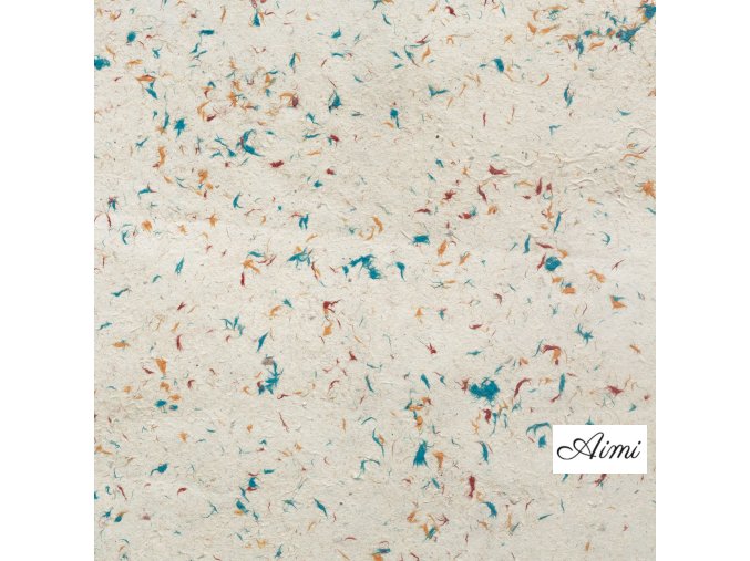 Baliaci Papier Lokta (51x76cm) - Mix Bavlna s Kvetmi