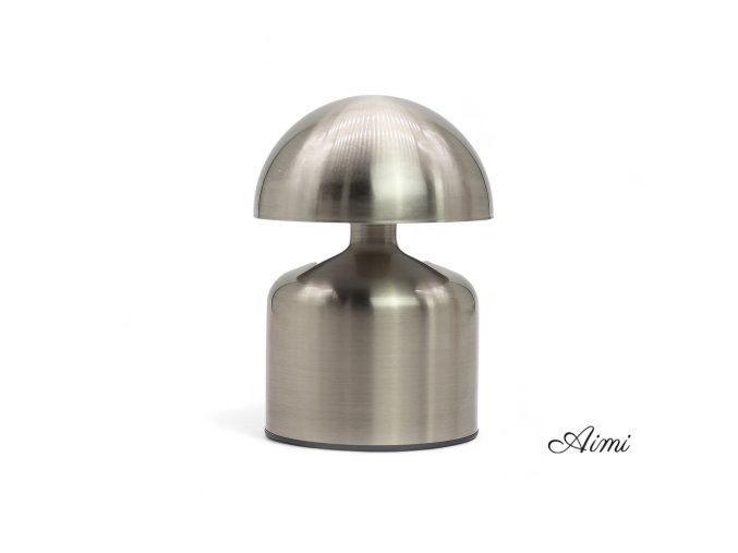 Dotyková Lampa – Kupola Huba Strieborná – USB-C – Nabíjateľná (400 W) (Varianta Dotyková Lampa – Kupola Huba Strieborná – USB-C – Nabíjateľná (400 W))