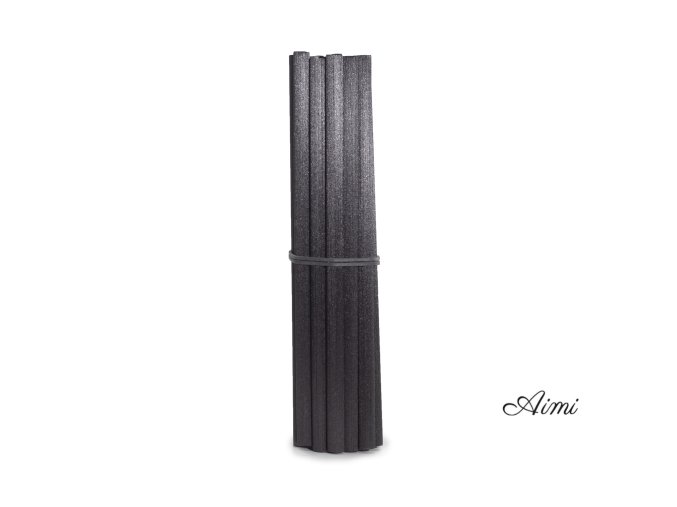 Zväzok 8 mm x 18 cm – (približne 20) – Čierne Hrubé Vláknové Tyčinky (Varianta Zväzok 8 mm x 18 cm – (približne 20) – Čierne Hrubé Vláknové Tyčinky)