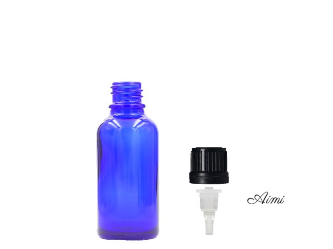 5ml Modrá Sklenená Fľaška s Kvapkadlom (Varianta 5ml Modrá Sklenená Fľaška s Kvapkadlom)