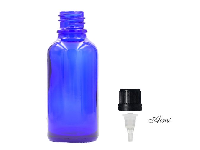 100ml Modrá Sklenená Fľaška s Kvapkadlom (Varianta 100ml Modrá Sklenená Fľaška s Kvapkadlom)