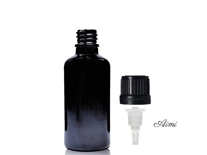 30ml Čierna Sklenená Fľaška s Kvapkadlom (Varianta 30ml Čierna Sklenená Fľaška s Kvapkadlom)