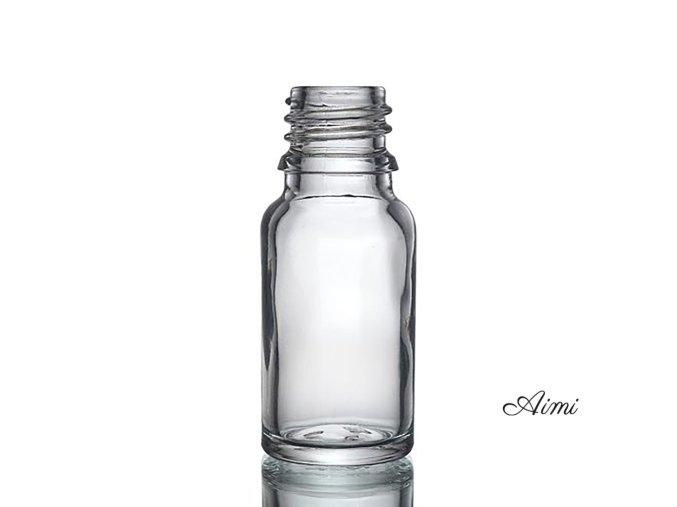 10ml Číra Sklenená Fľaška - Bez Uzáveru