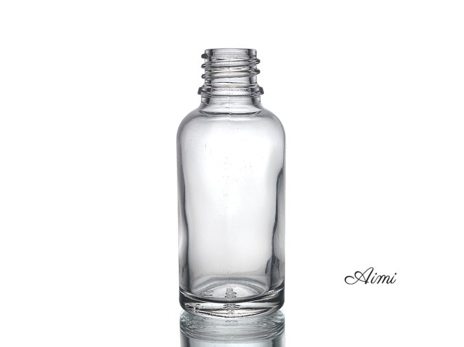 30ml Číra Sklenená Fľaška - Bez Uzáveru
