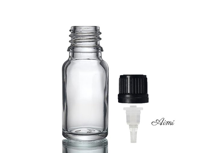 10ml Číra Sklenená Fľaška s Kvapkadlom (Varianta 10ml Číra Sklenená Fľaška s Kvapkadlom)