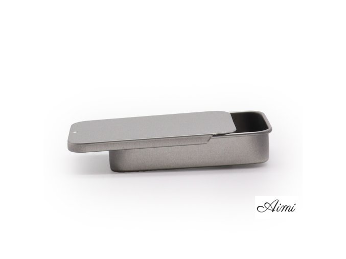 Mini Plechovková Dóza s Posuvným Vekom - 15 g (8x3.4x1.2cm)