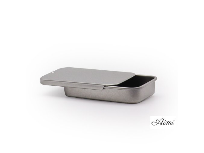 Mini Plechovková Dóza s Posuvným Vekom - 20 g (7x4.2x1.5cm)