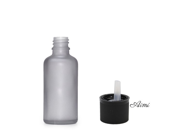 10ml Fľaška z Matného Šedého Skla s Uzáverom s Detskou Poistkou (Varianta 10ml Fľaška z Matného Šedého Skla s Uzáverom s Detskou Poistkou)