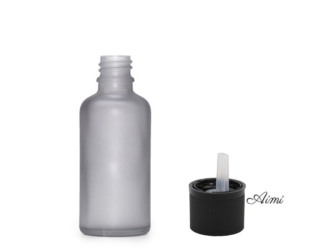 30ml Fľaška z Matného Šedého Skla s Uzáverom s Detskou Poistkou (Varianta 30ml Fľaška z Matného Šedého Skla s Uzáverom s Detskou Poistkou)