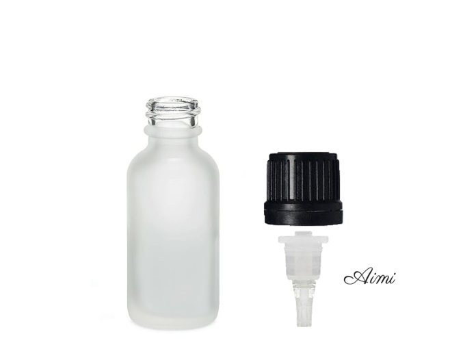 10ml Fľaška z Matného Bieleho Skla s Kvapkacím Uzáverom (Varianta 10ml Fľaška z Matného Bieleho Skla s Kvapkacím Uzáverom)