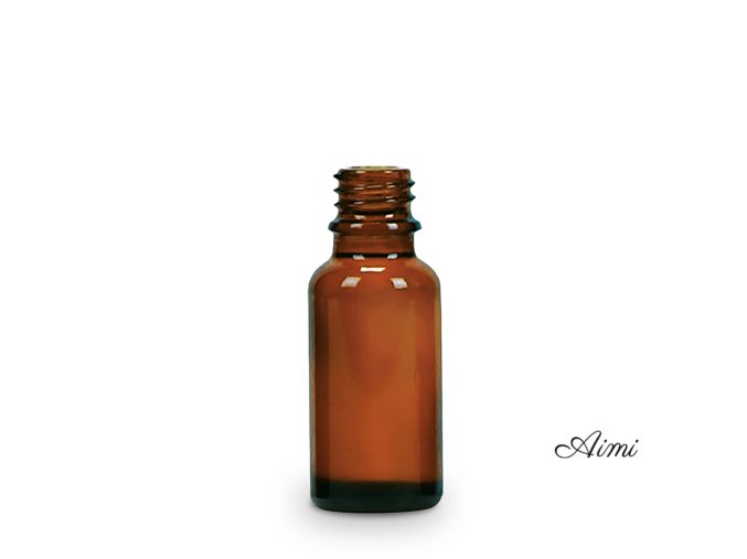 20ml Fľaška z Jantárového Skla (Varianta 20ml Fľaška z Jantárového Skla)