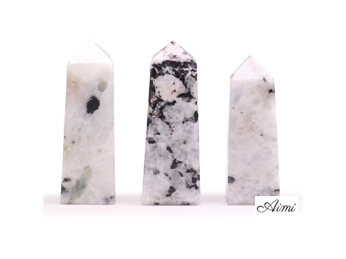 Drahokam Obelisk Hroty cca 5 cm - Mesačný Kameň