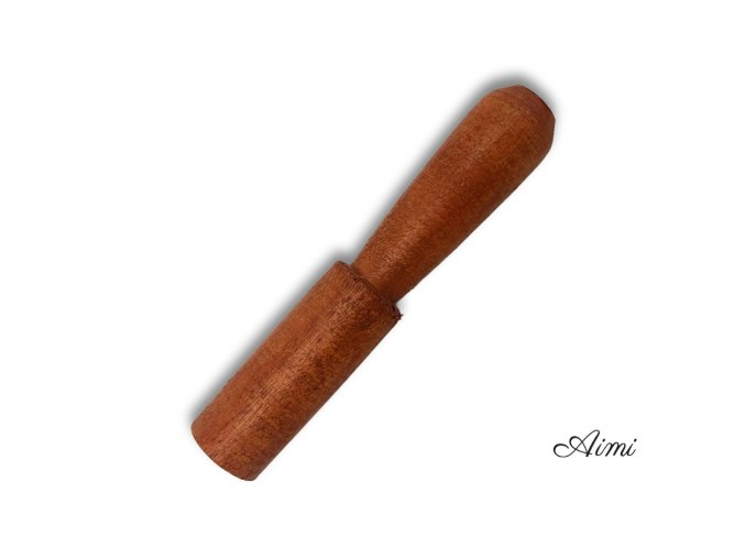 Drevená Palička - 13 cm - Tvarovaná Rukoväť - Bez Kože (Varianta 13 cm - Tvarovaná Rukoväť)